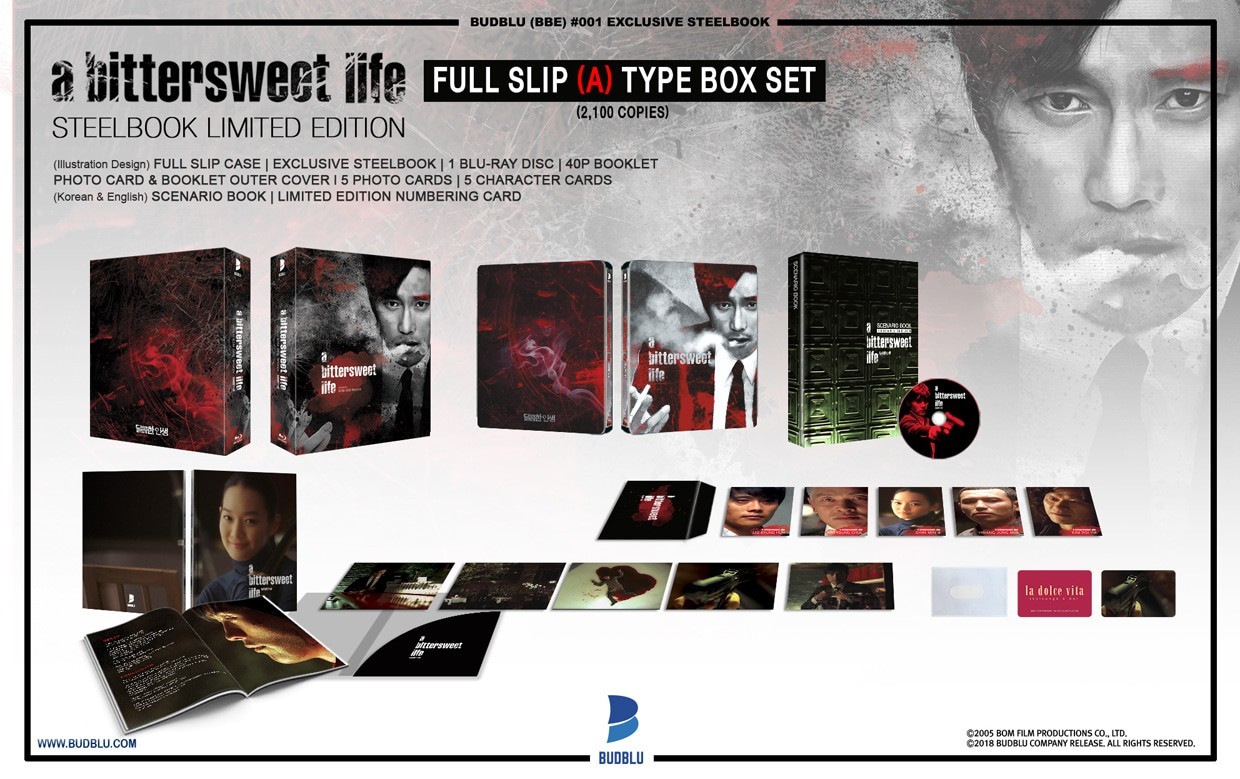 Klicke auf die Grafik für eine vergrößerte Ansicht  Name: KR - A Bittersweet Life (2D) - BUDBLU Exclusive BBE #001 (Steelbook) BS FS A.jpg Ansichten: 1 Größe: 237,5 KB ID: 3646